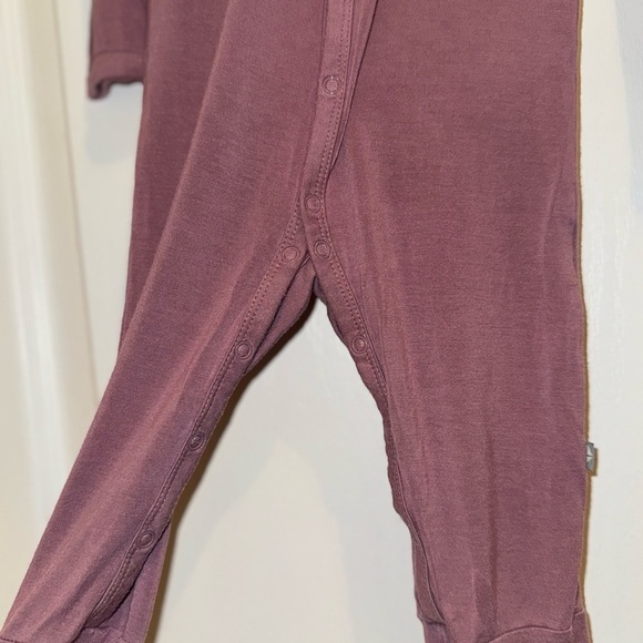 KYTE BABY Snap Button Purple Romper - Picture 7 of 8